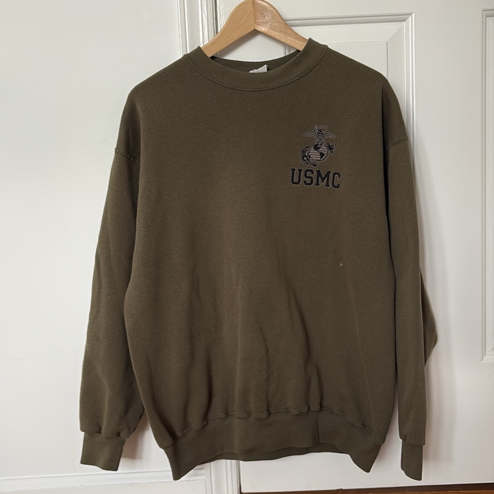 Vintage Usmc United States Marine Core Military Crewneck Sweatshirt